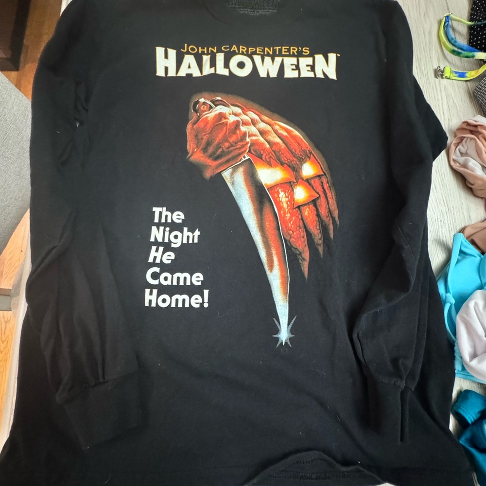 Ripple Junction Black Graphic Tee with Yellow Accent